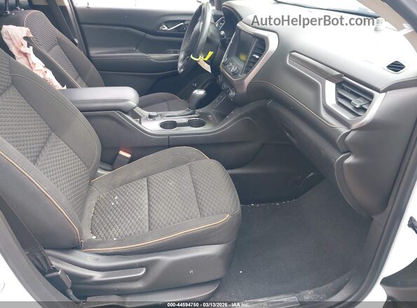 1GKKNTLS6JZ155985 2018 GMC ACADIA White Вид салону спереду