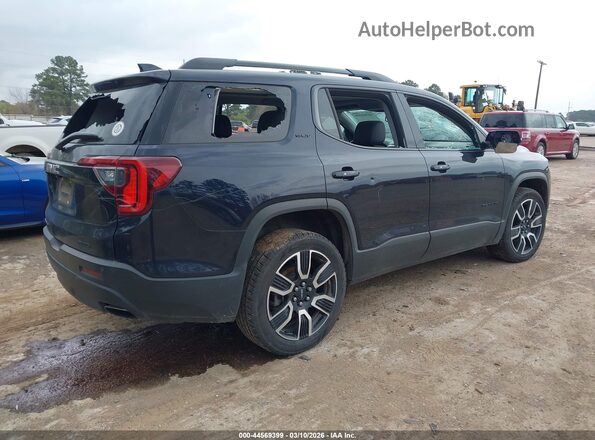 1GKKNUL4XMZ210420 2021 GMC ACADIA Синий Задняя правая четверть