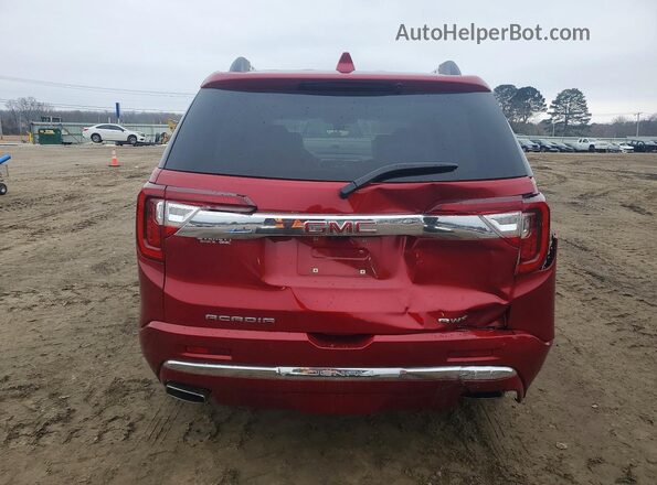 1GKKNXLS2MZ122767 2021 GMC ACADIA Red უკანა ხედი