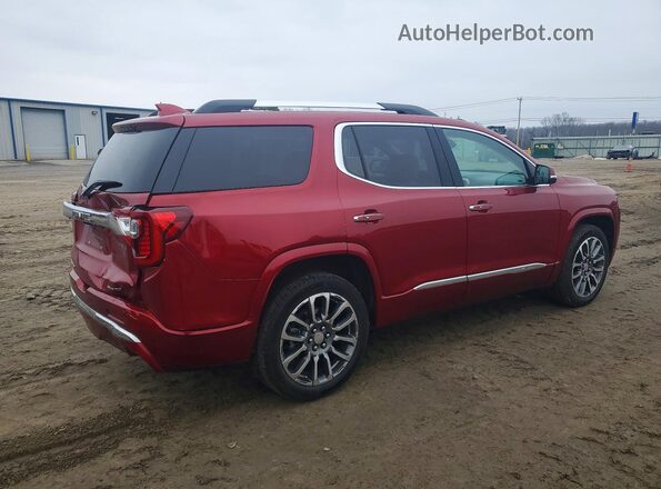 1GKKNXLS2MZ122767 2021 GMC ACADIA Red უკანა მარჯვენა