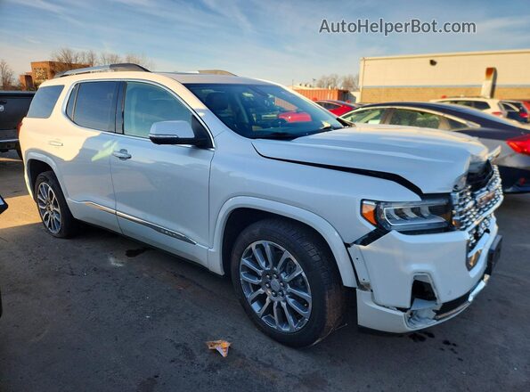 1GKKNXLS7MZ192720 2021 GMC ACADIA White Delantero derecho