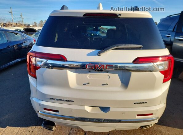 1GKKNXLS7MZ192720 2021 GMC ACADIA White Vista trasera