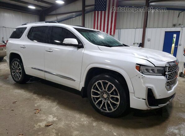 1GKKNXLS9MZ112057 2021 GMC ACADIA White Передня права чверть