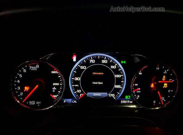 1GKKNXLS9MZ112057 2021 GMC ACADIA White Вид щитка приладів