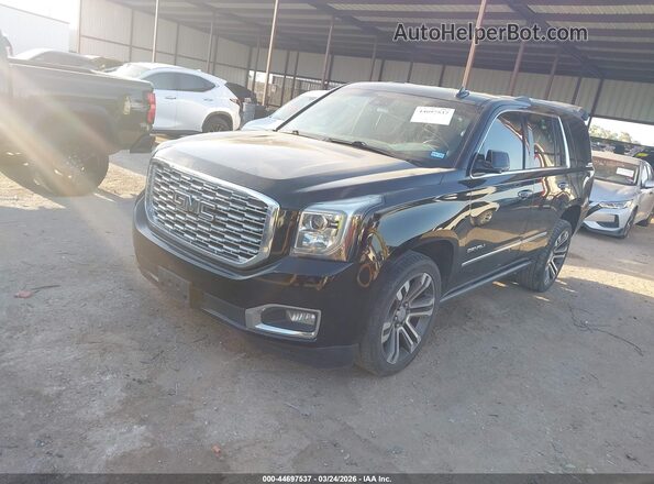 1GKS2CKJ9LR108552 2020 GMC YUKON Black წინა მარცხენა ხედი სამი მეოთხედიდან