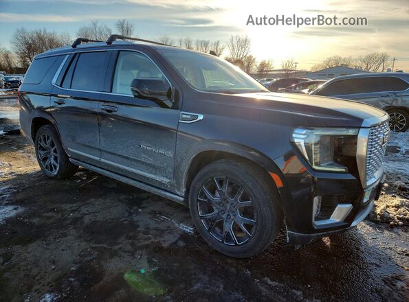 1GKS2DKL2MR201051 2021 GMC YUKON Синий Передняя правая четверть