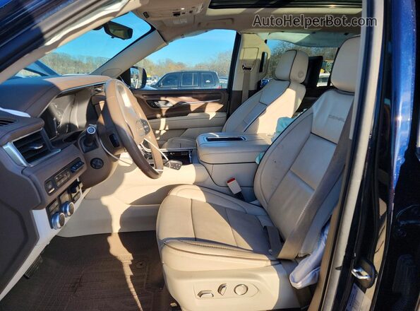 1GKS2DKL2MR201051 2021 GMC YUKON Синий Вид салона спереди