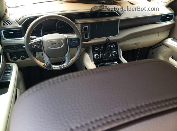 1GKS2DKT1MR297237 2021 GMC YUKON Белый Вид панели приборов