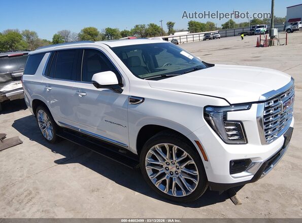 1GKS2DRL6SR249767 2025 GMC YUKON White Instrument cluster view