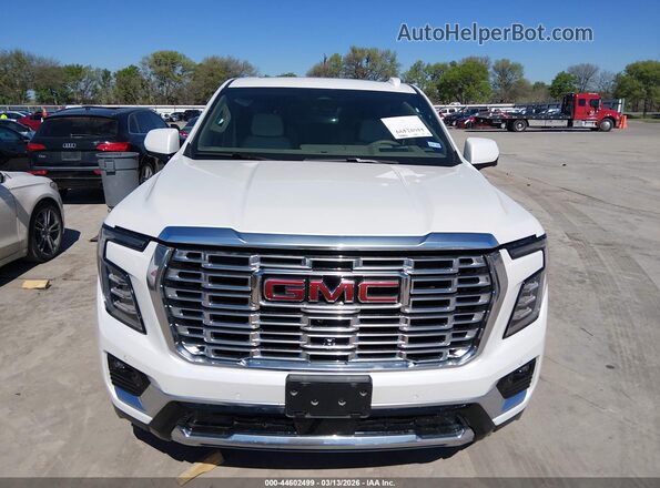 1GKS2DRL6SR249767 2025 GMC YUKON White Dashboard view