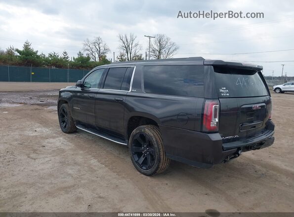 1GKS2FKC7HR356485 2017 GMC YUKON Black Задня ліва чверть