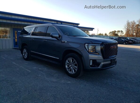 1GKS2GKD8MR427329 2021 GMC YUKON Gray Delantero derecho