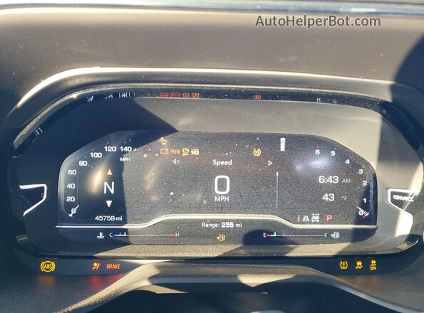 1GKS2KKLXPR359064 2023 GMC YUKON Черный Вид щитка приборов