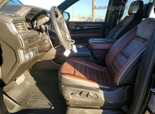 1GKS2KKLXPR359064 2023 GMC YUKON Черный Вид салона спереди