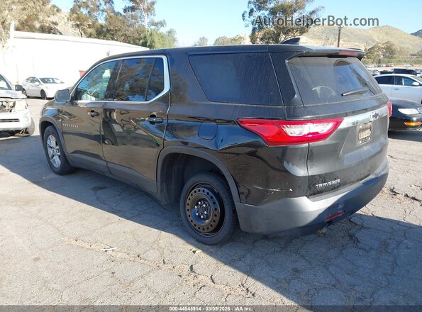 1GNERFKW4MJ123937 2021 CHEVROLET TRAVERSE Black Tył lewy