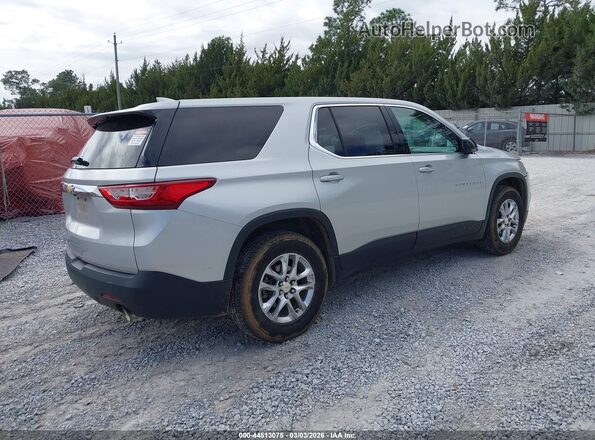 1GNERFKW5KJ126665 2019 CHEVROLET TRAVERSE Silver Հետևի աջ