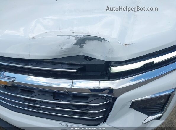 1GNERGKS4TJ205975 2026 CHEVROLET TRAVERSE White Vista del cuadro de instrumentos