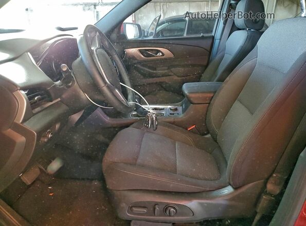 1GNERGKW1PJ213847 2023 CHEVROLET TRAVERSE Burgundy Widok wnętrza z przodu
