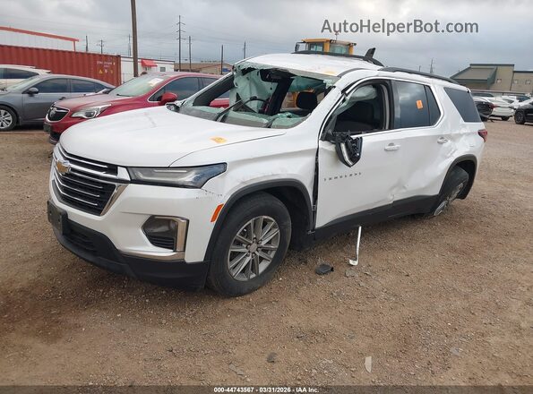 1GNERGKW7PJ259554 2023 CHEVROLET TRAVERSE White Vista tres cuartos delantera izquierda