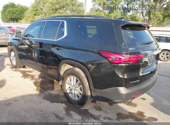 1GNERGKW8NJ175160 2022 CHEVROLET TRAVERSE Black უკანა მარცხენა