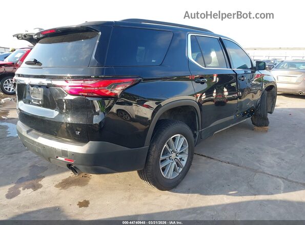1GNERGKW8NJ175160 2022 CHEVROLET TRAVERSE Black უკანა მარჯვენა