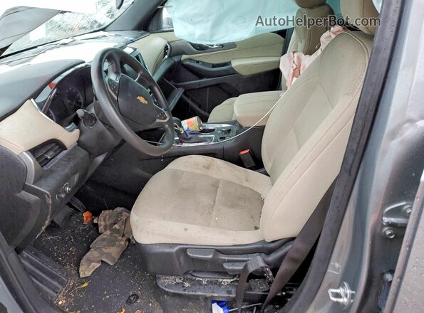 1GNESTKWXRJ138923 2024 CHEVROLET TRAVERSE Gray წინა სალონის ხედი