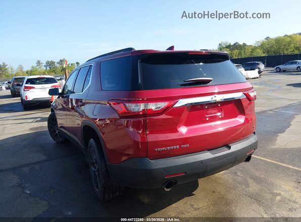1GNEVGKW1LJ230749 2020 CHEVROLET TRAVERSE Red Tył lewy