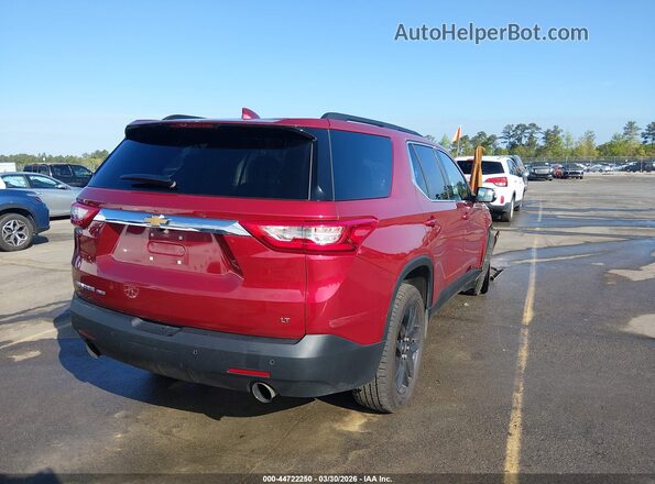 1GNEVGKW1LJ230749 2020 CHEVROLET TRAVERSE Red Tył prawy