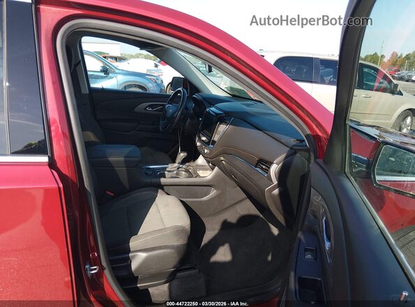 1GNEVGKW1LJ230749 2020 CHEVROLET TRAVERSE Red Widok wnętrza z przodu