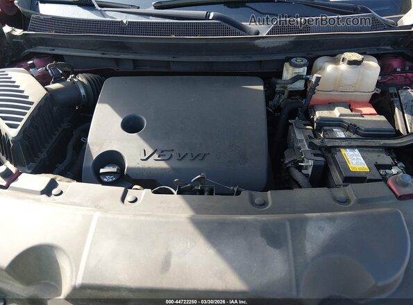 1GNEVGKW1LJ230749 2020 CHEVROLET TRAVERSE Red Widok z tyłu