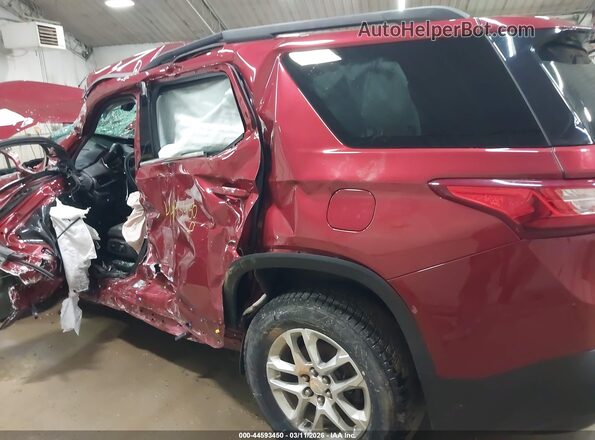 1GNEVGKW6MJ222048 2021 CHEVROLET TRAVERSE Red Front view