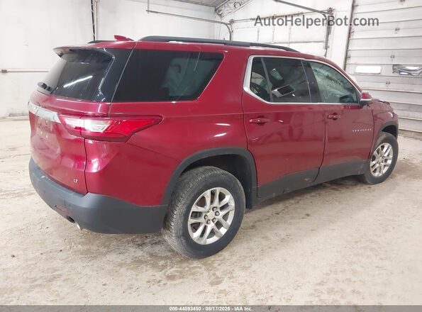 1GNEVGKW6MJ222048 2021 CHEVROLET TRAVERSE Red Rear right
