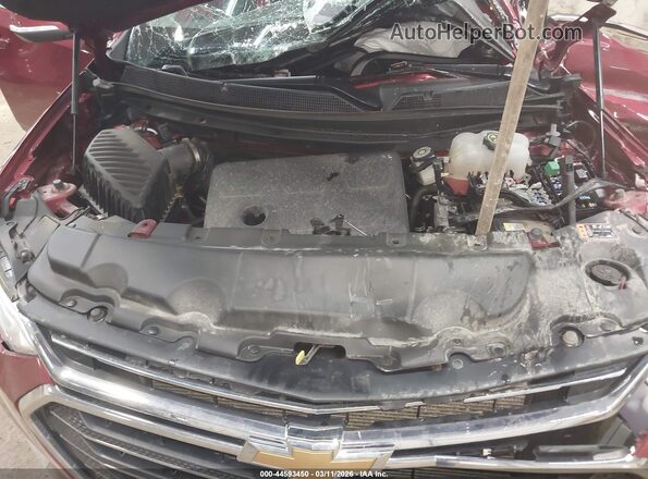 1GNEVGKW6MJ222048 2021 CHEVROLET TRAVERSE Red Rear view