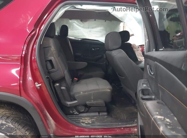 1GNEVGKW6MJ222048 2021 CHEVROLET TRAVERSE Red VIN sticker view