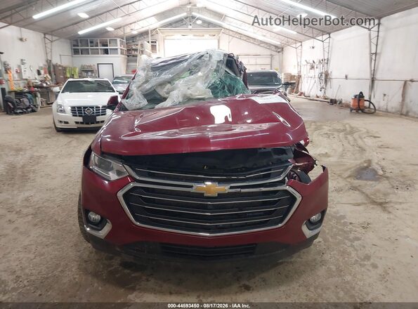 1GNEVGKW6MJ222048 2021 CHEVROLET TRAVERSE Red Rear interior view