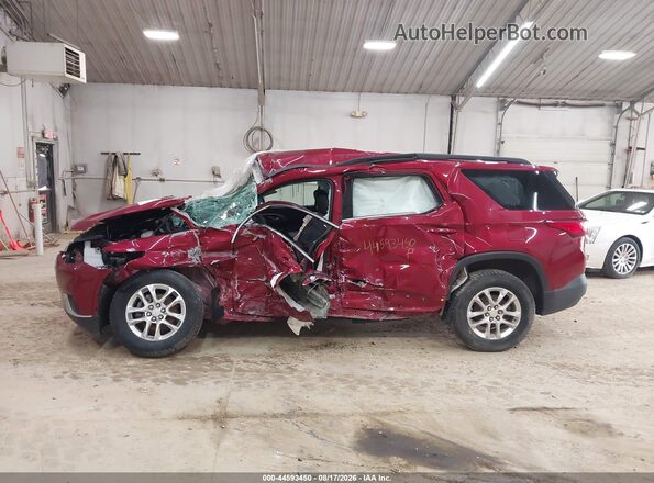 1GNEVGKW6MJ222048 2021 CHEVROLET TRAVERSE Red 