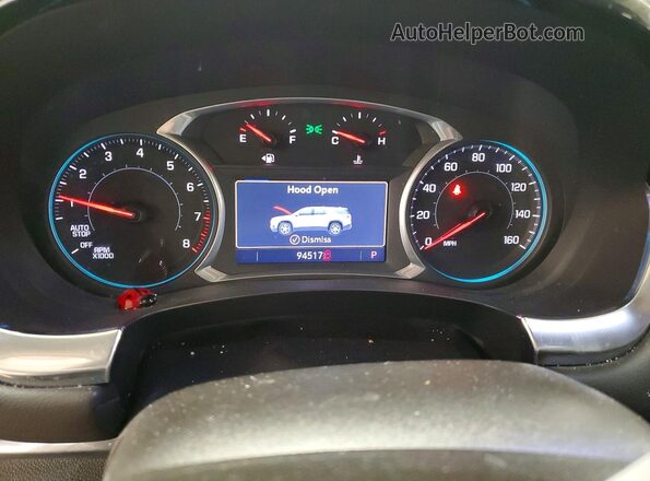 1GNEVGKW6MJ254868 2021 CHEVROLET TRAVERSE White Вид щитка приладів