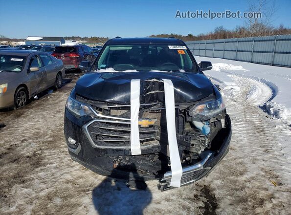 1GNEVHKW9MJ183669 2021 CHEVROLET TRAVERSE Black Widok z przodu