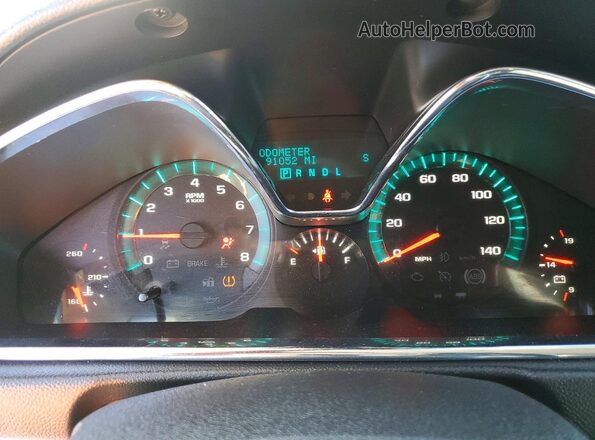 1GNKVGKD2HJ108734 2017 CHEVROLET TRAVERSE Silver Вид щитка приладів