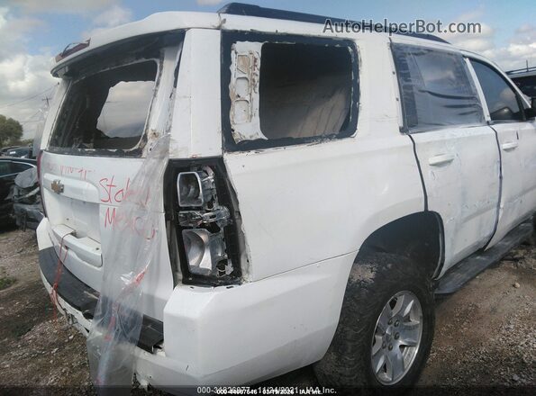 1GNSCAKC4JR254912 2018 CHEVROLET TAHOE White Rear right