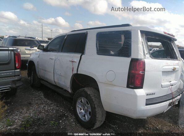 1GNSCAKC4JR254912 2018 CHEVROLET TAHOE White Rear left