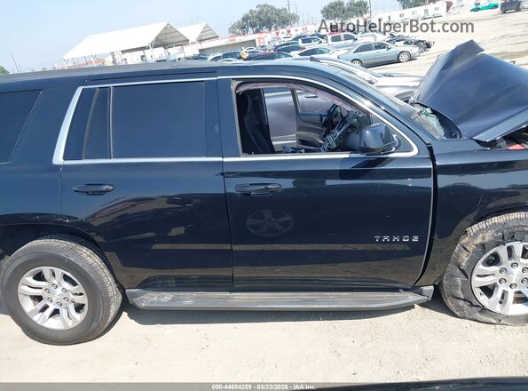 1GNSCAKCXGR403400 2016 CHEVROLET TAHOE Черный Вид задней части салона