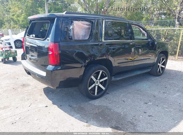 1GNSCAKCXJR107350 2018 CHEVROLET TAHOE Black უკანა მარჯვენა