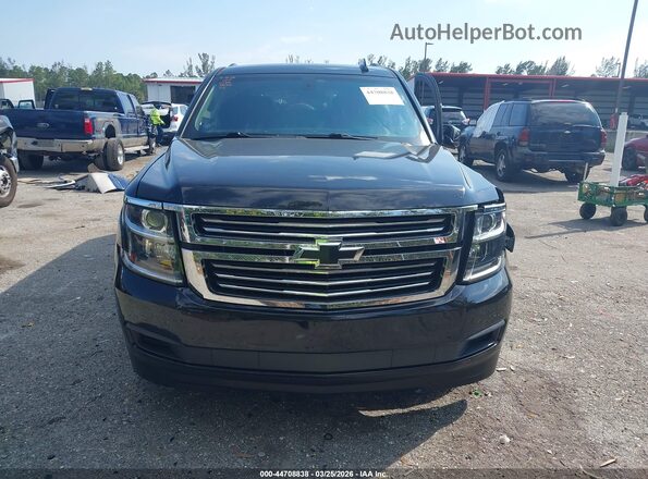 1GNSCAKCXJR107350 2018 CHEVROLET TAHOE Black ხელსაწყოთა პანელის ხედი
