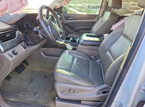 1GNSCBKC1HR355874 2017 CHEVROLET TAHOE Белый Вид салона спереди