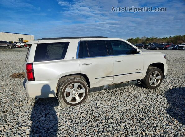 1GNSCBKC1HR355874 2017 CHEVROLET TAHOE Белый Задняя правая четверть
