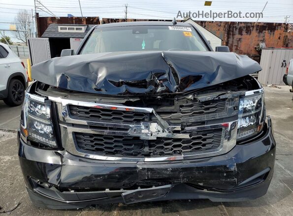 1GNSCBKC2JR390042 2018 CHEVROLET TAHOE Black წინა ხედი