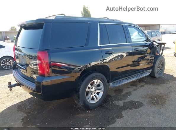 1GNSCBKC3GR244502 2016 CHEVROLET TAHOE Black Tył prawy