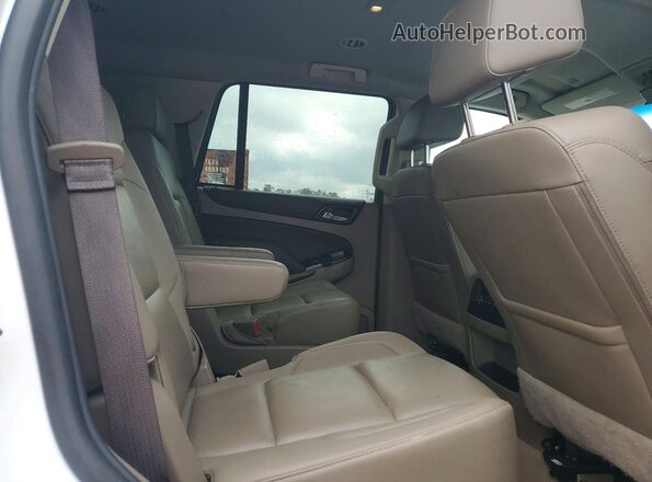 1GNSCBKC4KR285049 2019 CHEVROLET TAHOE Белый Вид задней части салона