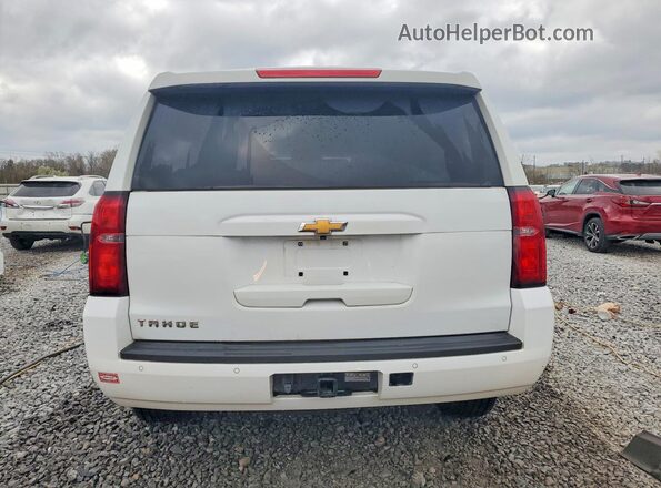 1GNSCBKC4KR285049 2019 CHEVROLET TAHOE Белый Вид сзади